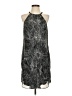 Jessica Simpson 100% Polyester Graphic Gray Cocktail Dress Size 4 - photo 1
