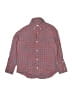 Crewcuts 100% Cotton Checkered-gingham Red Long Sleeve Button-Down Shirt Size 6 - 7 - photo 1