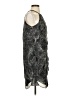Jessica Simpson 100% Polyester Graphic Gray Cocktail Dress Size 4 - photo 4