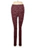 Lularoe Print Burgundy Leggings One size - photo 1