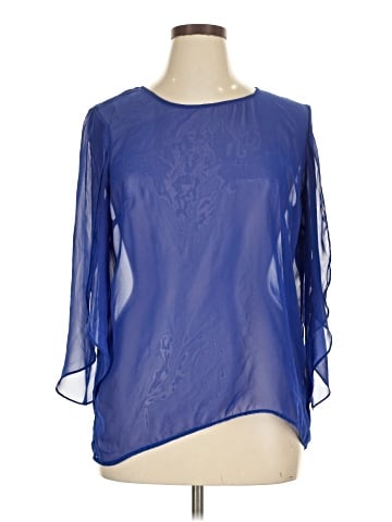 AB Studio 3/4 Sleeve Blouse (view 1)
