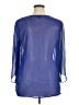AB Studio 100% Polyester Blue 3/4 Sleeve Blouse Size XL - photo 2