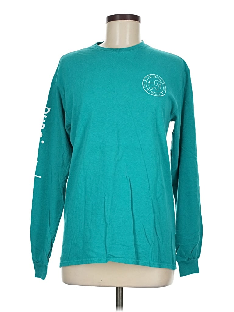 Pre-owned Delta Pro Weight Long Sleeve T-shirt In Blue