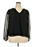 Old Navy Black Long Sleeve Blouse Size 2X - photo 1