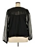 Old Navy Black Long Sleeve Blouse Size 2X - photo 2