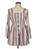 Unbranded 100% Rayon Ivory 3/4 Sleeve Blouse Size M - photo 1