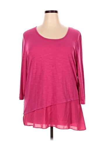 Company Ellen Tracy 3/4 Sleeve T-Shirt (view 1)