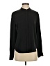 Vince. Black Long Sleeve Silk Top Size 1 - photo 1