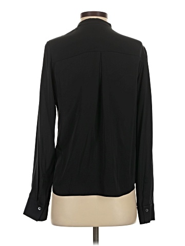 Vince. Long Sleeve Silk Top (view 2)