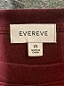 Evereve Burgundy Short Sleeve Top Size XS - photo 7