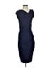 Bordeaux Solid Blue Cocktail Dress Size S - photo 1