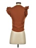 Steve Madden Brown Short Sleeve Top Size XS - photo 2