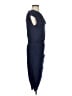 Bordeaux Solid Blue Cocktail Dress Size S - photo 4