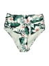 Unbranded Tropical Green Swimsuit Bottoms Size S - photo 1