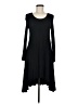 LA Class Solid Black Casual Dress Size M - photo 1
