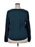 Nine West Teal Long Sleeve Blouse Size XXL - photo 2