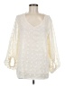 Oddi 100% Polyester Ivory 3/4 Sleeve Blouse Size M - photo 1