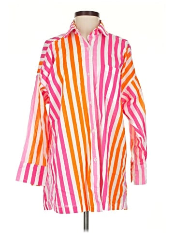 Beach Riot 3/4 Sleeve Button-Down Shirt (view 1)