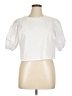Shein 100% Polyester White Short Sleeve Top Size XL - photo 1