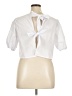 Shein 100% Polyester White Short Sleeve Top Size XL - photo 2