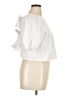 Shein 100% Polyester White Short Sleeve Top Size XL - photo 4