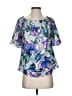 Carmar 100% Polyester Blue Short Sleeve T-Shirt Size XS - photo 1