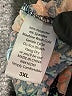 Lularoe Print Brown Cocktail Dress Size 3X - photo 8