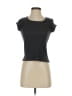Sigrid Olsen Black Short Sleeve Top Size P (petite) - photo 1
