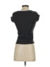 Sigrid Olsen Black Short Sleeve Top Size P (petite) - photo 2