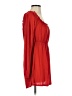 Context 100% Modal Red Long Sleeve Blouse Size S - photo 4