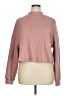 Sugar Lips Solid Pink Turtleneck Sweater Size XL - photo 1