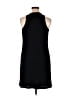 Nine West Solid Black Casual Dress Size XL - photo 2