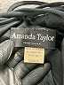 Amanda Taylor 100% Polyester Solid Black Cocktail Dress Size 8 - photo 7