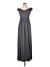David's Bridal 100% Polyester Gray Cocktail Dress Size 10 - photo 1