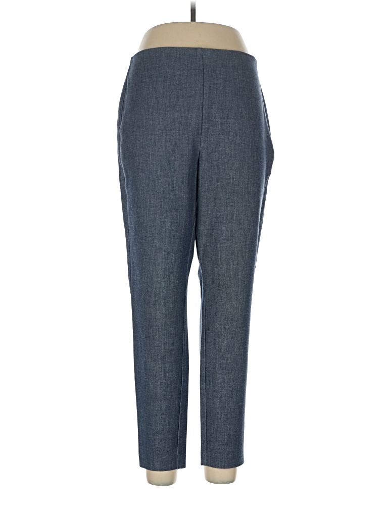 Pre-owned Ann Taylor Loft Dress Pants In Blue
