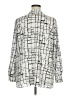 Calvin Klein 100% Polyester Silver Long Sleeve Blouse Size 0X - photo 2