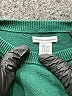 Amazon Essentials 100% Cotton Solid Green Pullover Sweater Size 6 - 7 - photo 3