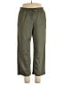 Sampeel Solid Green Casual Pants Size XL - photo 1
