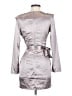 Cloud Ten Metallic Silver Cocktail Dress Size S - photo 2