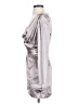 Cloud Ten Metallic Silver Cocktail Dress Size S - photo 5