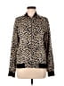 Motel 100% Polyester Animal Print Gold Jacket Size XXS - photo 1