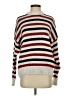 360 Sweater Stripes Burgundy Pullover Sweater Size XS - photo 1