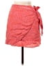 MNG 100% Viscose Red Casual Skirt Size S - photo 1