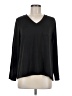 Anne Klein Black Long Sleeve Top Size M - photo 1