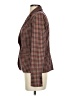 Merona Houndstooth Burgundy Tan Blazer Size 2 - photo 5