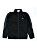 AND1 100% Polyester Solid Black Track Jacket Size 10 - 12 - photo 1