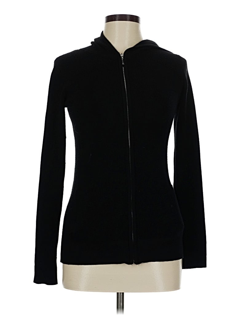 Pre-owned Evolution By Cyrus Cardigan Sweater In Black