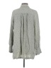 Amuse Society Polka Dots Gray Long Sleeve Blouse Size S - photo 2