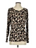 Ceny Animal Print Brown Pullover Sweater Size S - photo 1