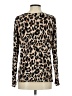 Ceny Animal Print Brown Pullover Sweater Size S - photo 2